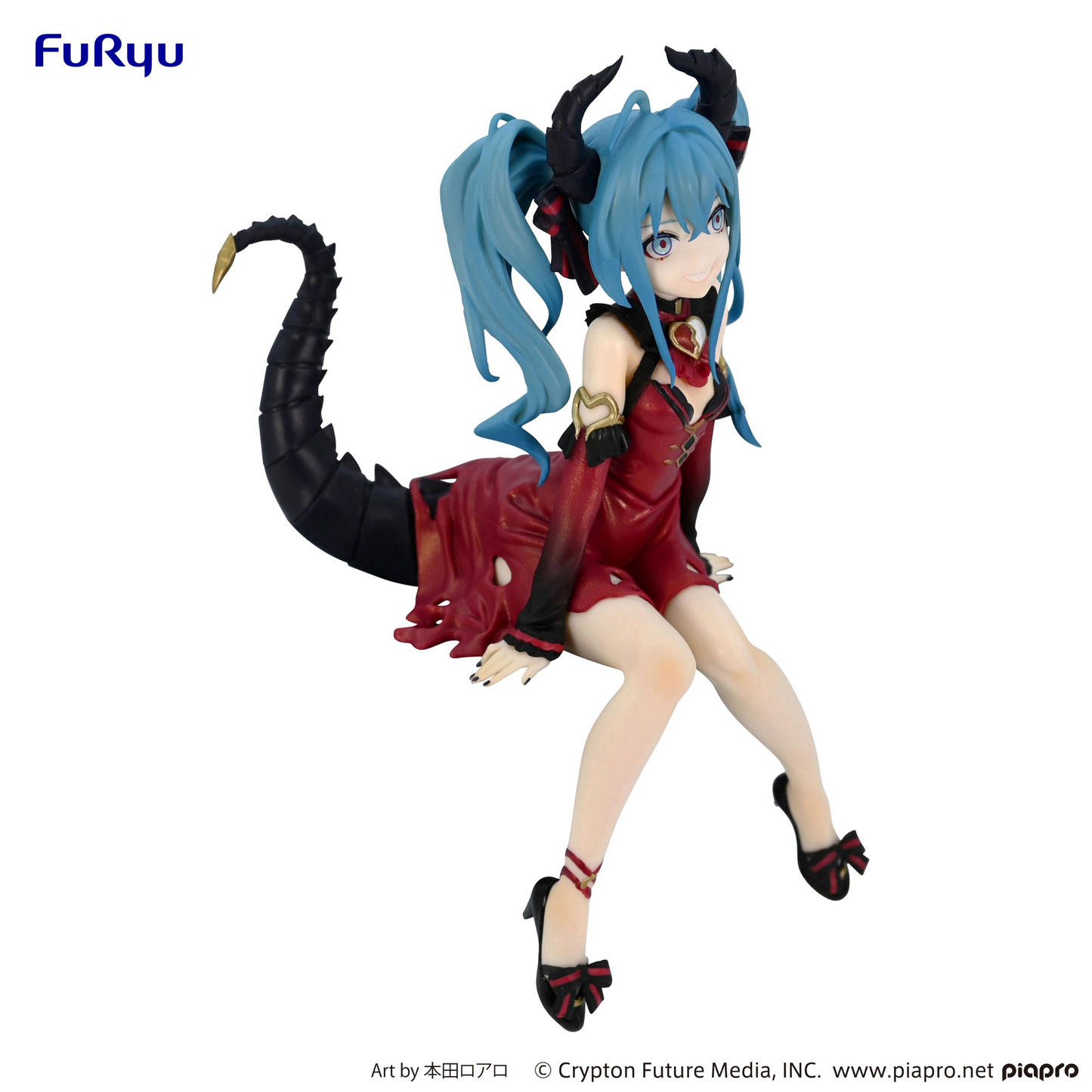 Vocaloid: Miku Villain Red Ver. Noodle Stopper Prize Figure