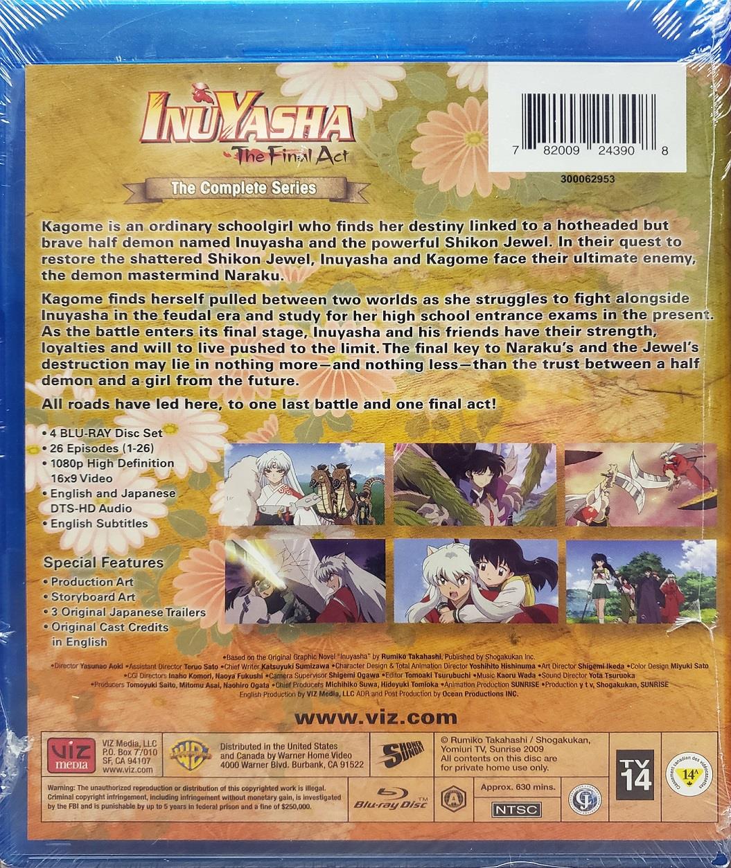 Inuyasha: The Final Act Complete Series Blu-ray Disc
