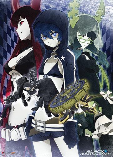 Black Rock Shooter: Girls Wall Scroll