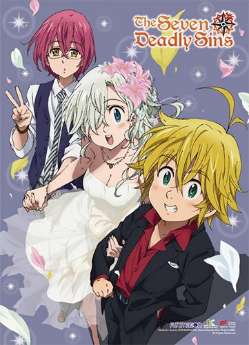 Seven Deadly Sins: Meliodas & Elizabeth Wedding Wall Scroll