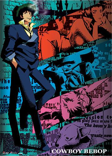 Cowboy Bebop: Spike Smoking Wall Scroll