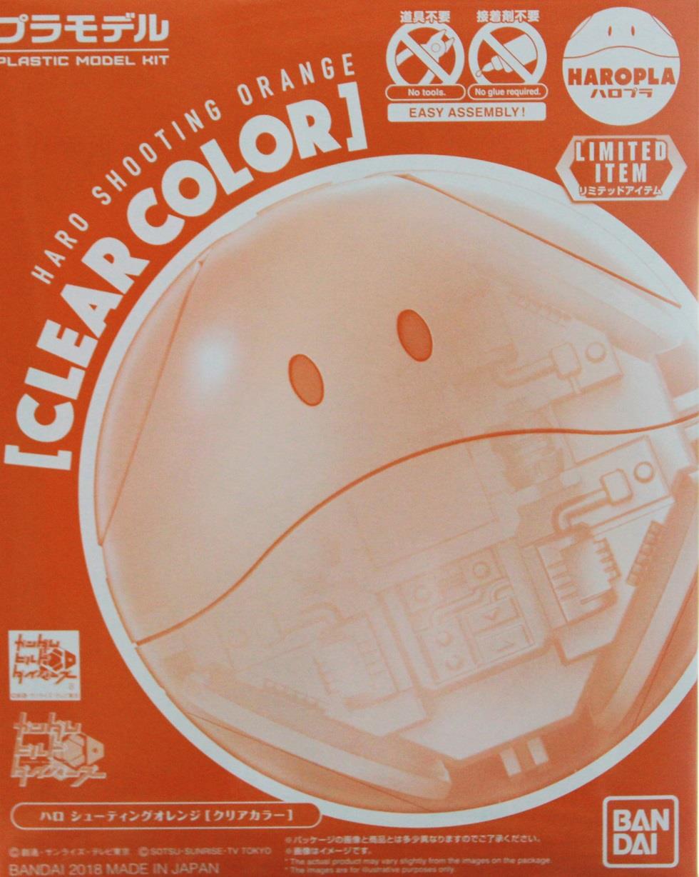 Gundam: Shooting Orange Haro (Clear Colour) Haropla Model