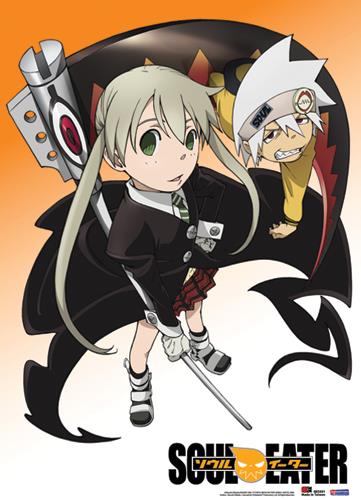 Soul Eater: Maka & Soul Pose Fabric Poster