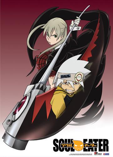 Soul Eater: Maka & Soul Ready Fabric Poster