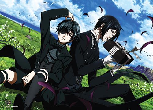 Black Butler II: Ciel & Sebastian Field Wall Scroll