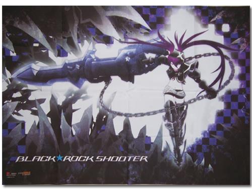 Black Rock Shooter: Insane Black Rock Wall Scroll