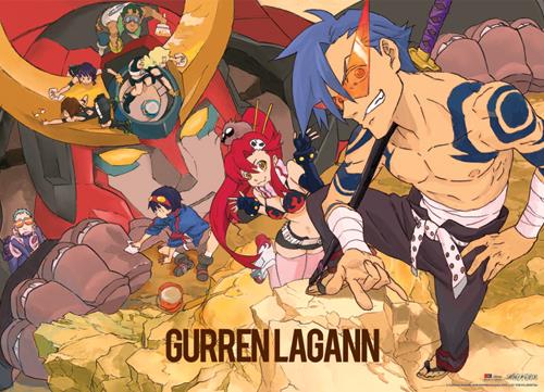Gurren Lagann: Group Wall Scroll
