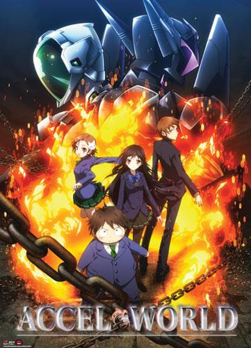 Accel World: Key Art Group Explosion Wall Scroll