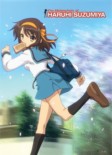 The Melancholy of Haruhi Suzumiya: Haruhi Running Wall Scroll