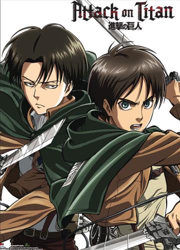 Attack on Titan: Eren & Levi Wall Scroll