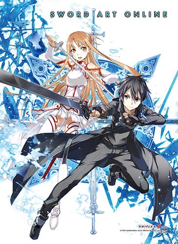 Sword Art Online: Asuna & Kirito Scattered Swords Hi-End Wall Scroll