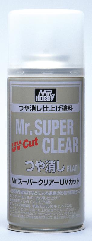B-523 Mr. Super Clear UV Cut Flat - NOT SHIPPABLE