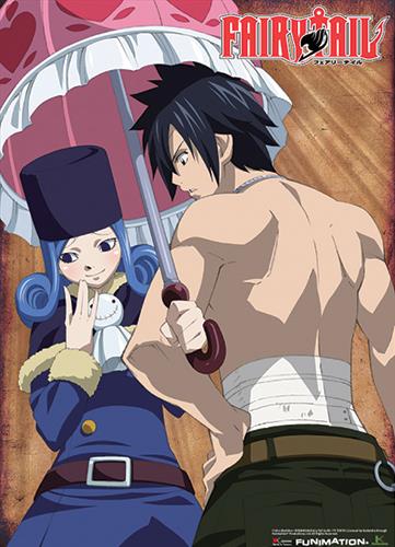 Fairy Tail: Gray & Juvia Umbrella Wall Scroll