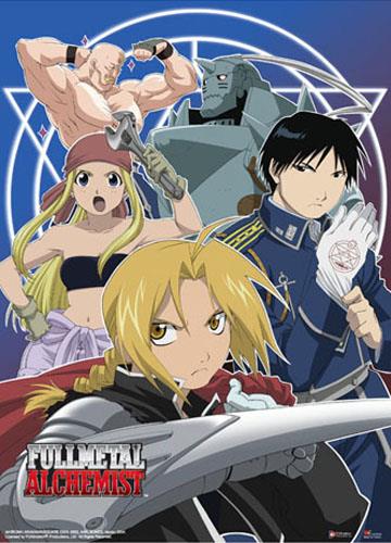 Fullmetal Achemist: Group Blue Wall Scroll