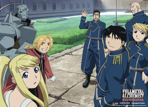 Fullmetal Alchemist Brotherhood: Military Group Wall Scroll