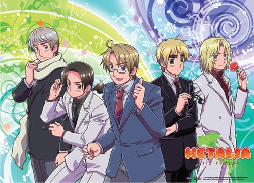 Hetalia: Formal Attire Wall Scroll