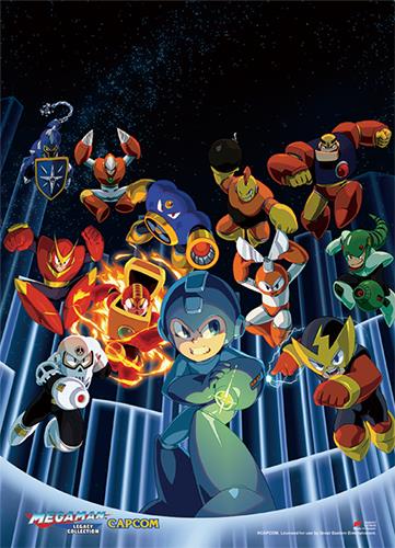 Mega Man: Surrounded Wall Scroll