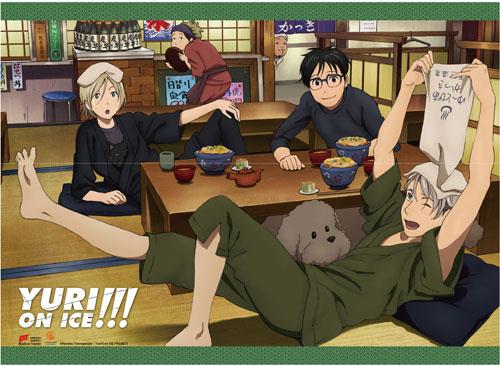 Yuri!!! on Ice: Group Restaurant Wall Scroll