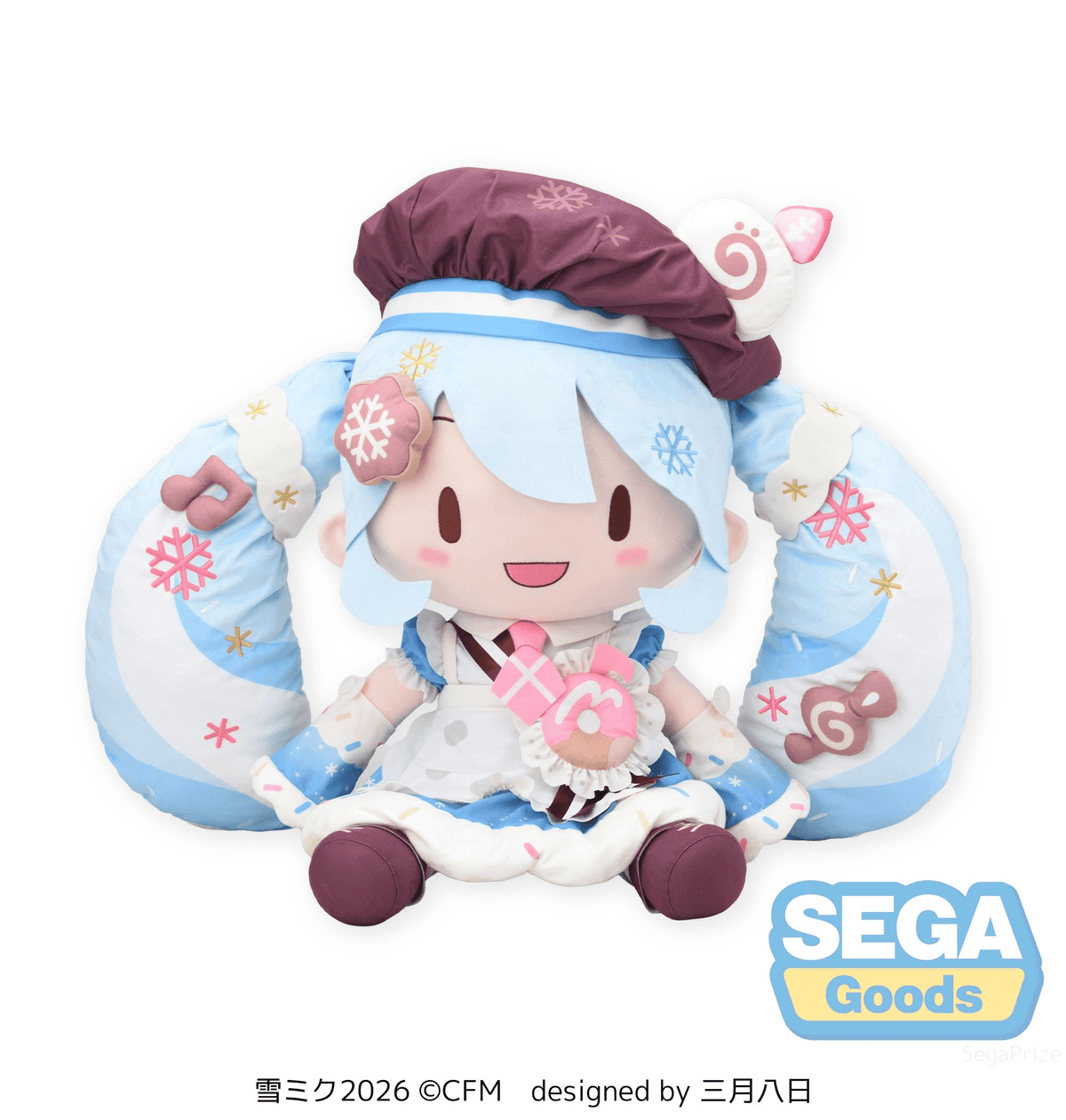 Vocaloid: Snow Miku -2026 Ver.- Dodeka Jumbo Plush