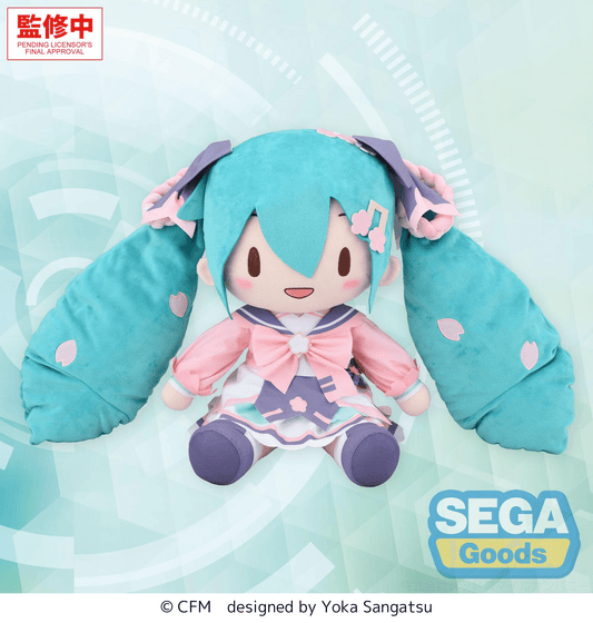 Vocaloid: Hatsune Miku -New Semester Ver.- Fuwa Petit LL Plush