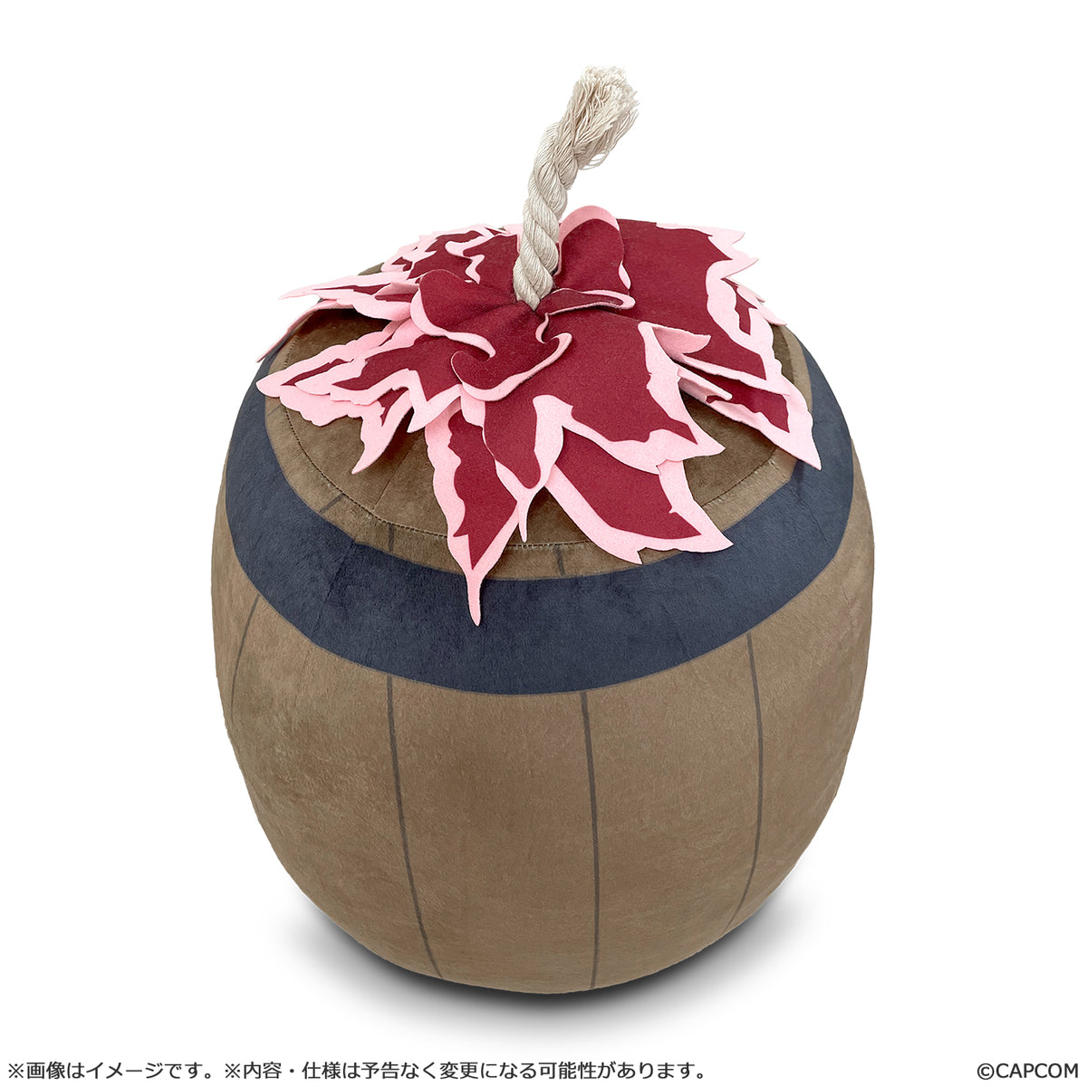 Monster Hunter: Small Barrel Bomb Plush Pillow