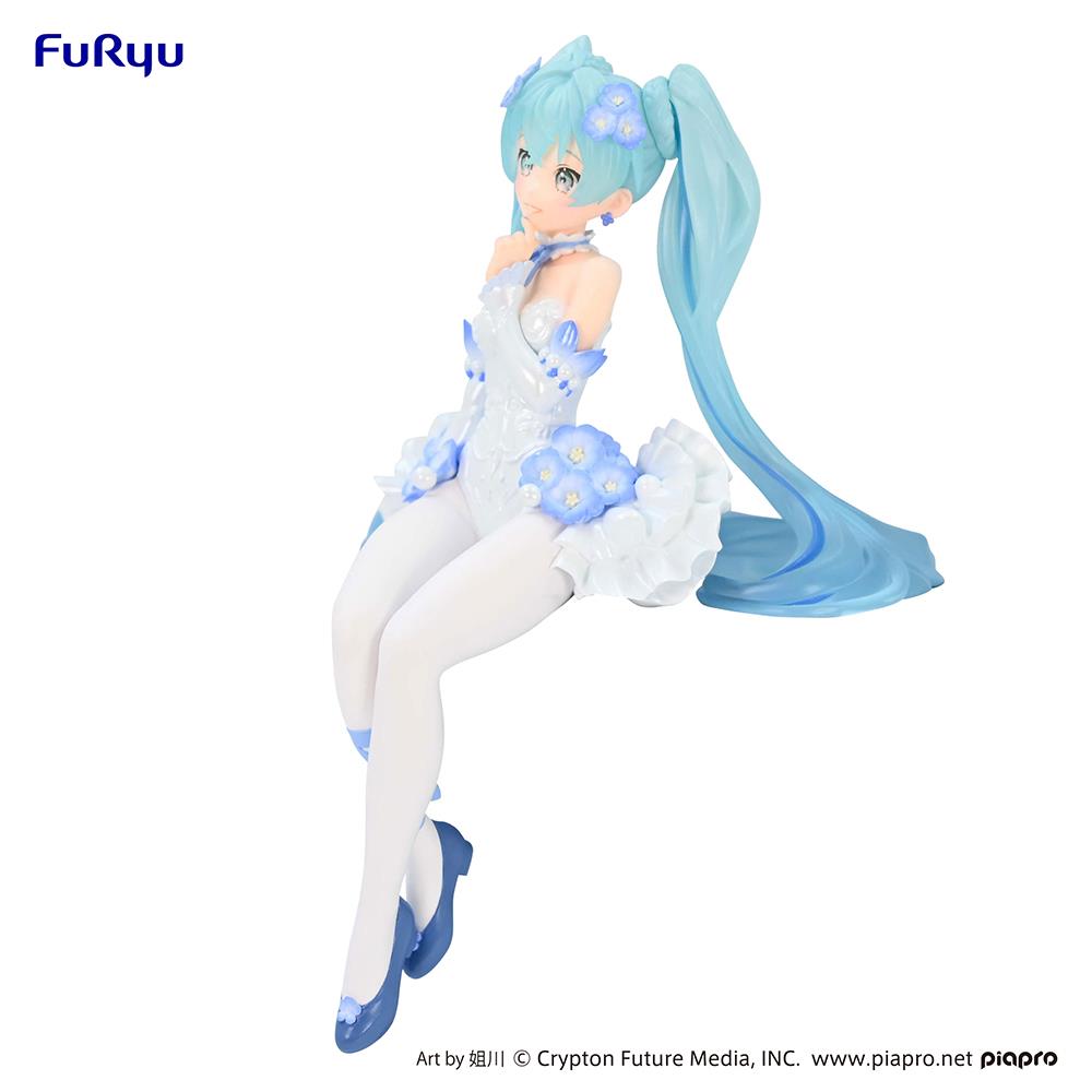 Vocaloid: Miku Flower Fairy Nemophila Noodle Stopper Prize Figure