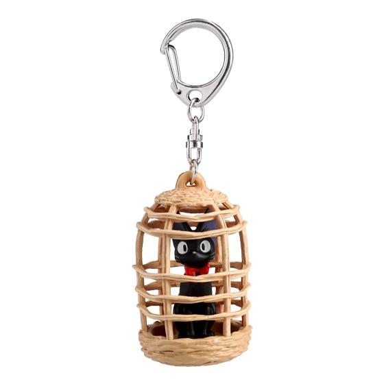 Kiki's Delivery Service: Jiji in Cage Key Chain