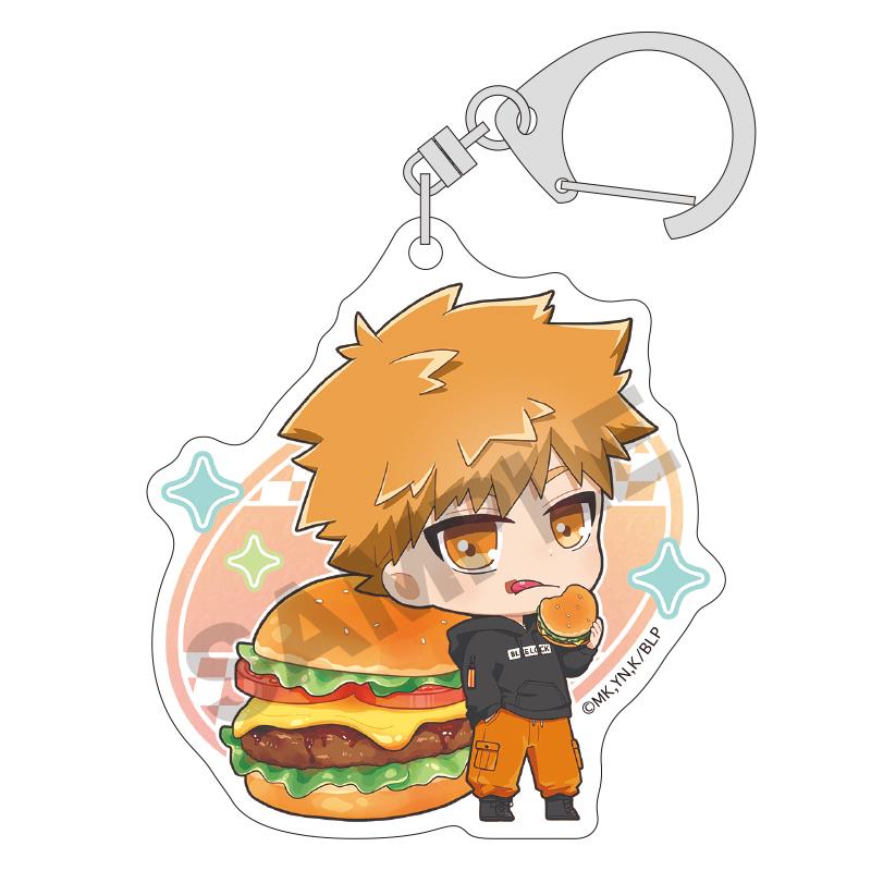 Blue Lock: Chara Peko Hoodie Acrylic Key Chain Blind Box