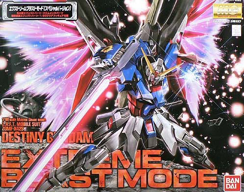 Gundam: Destiny Gundam Extreme Blast Mode MG Model