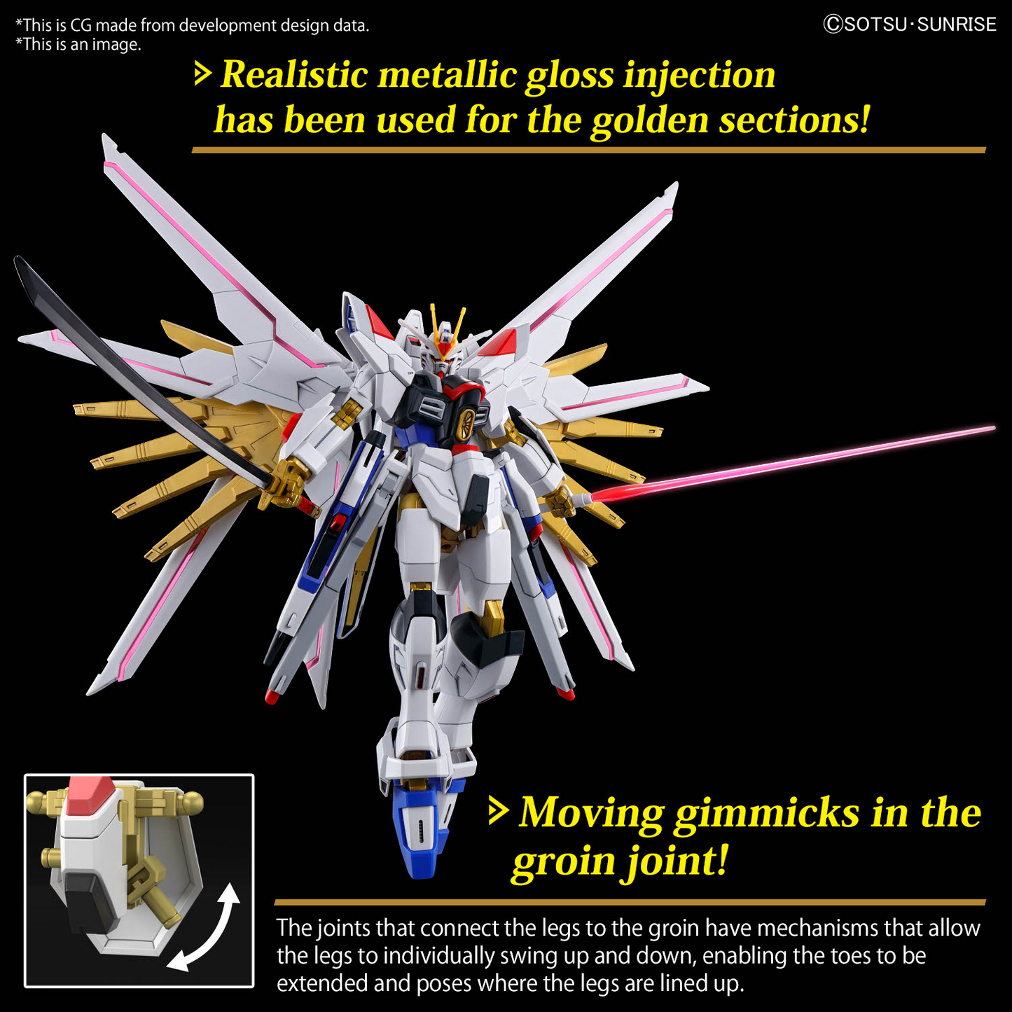 Gundam: Mighty Strike Freedom Gundam HG Model