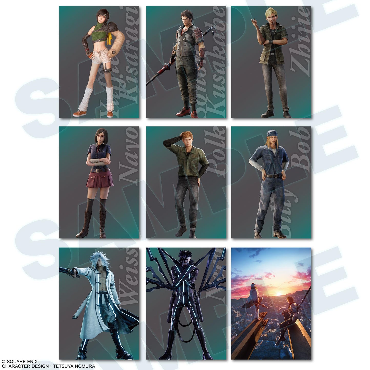Final Fantasy VII: Anniversary Art Museum Digital Card Plus Vol. 2 Blind Box