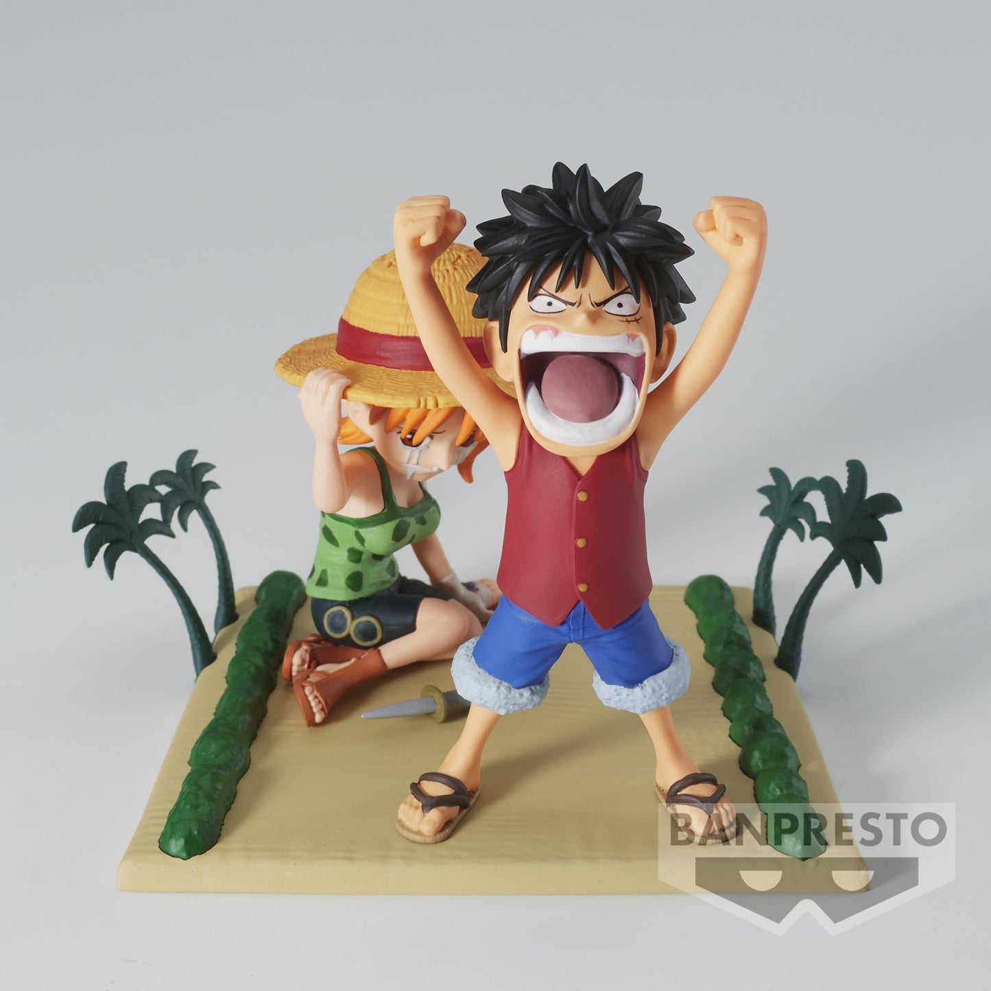 One Piece: Luffy & Nami WCF Log Stories Prize Figure