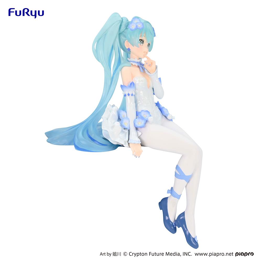 Vocaloid: Miku Flower Fairy Nemophila Noodle Stopper Prize Figure