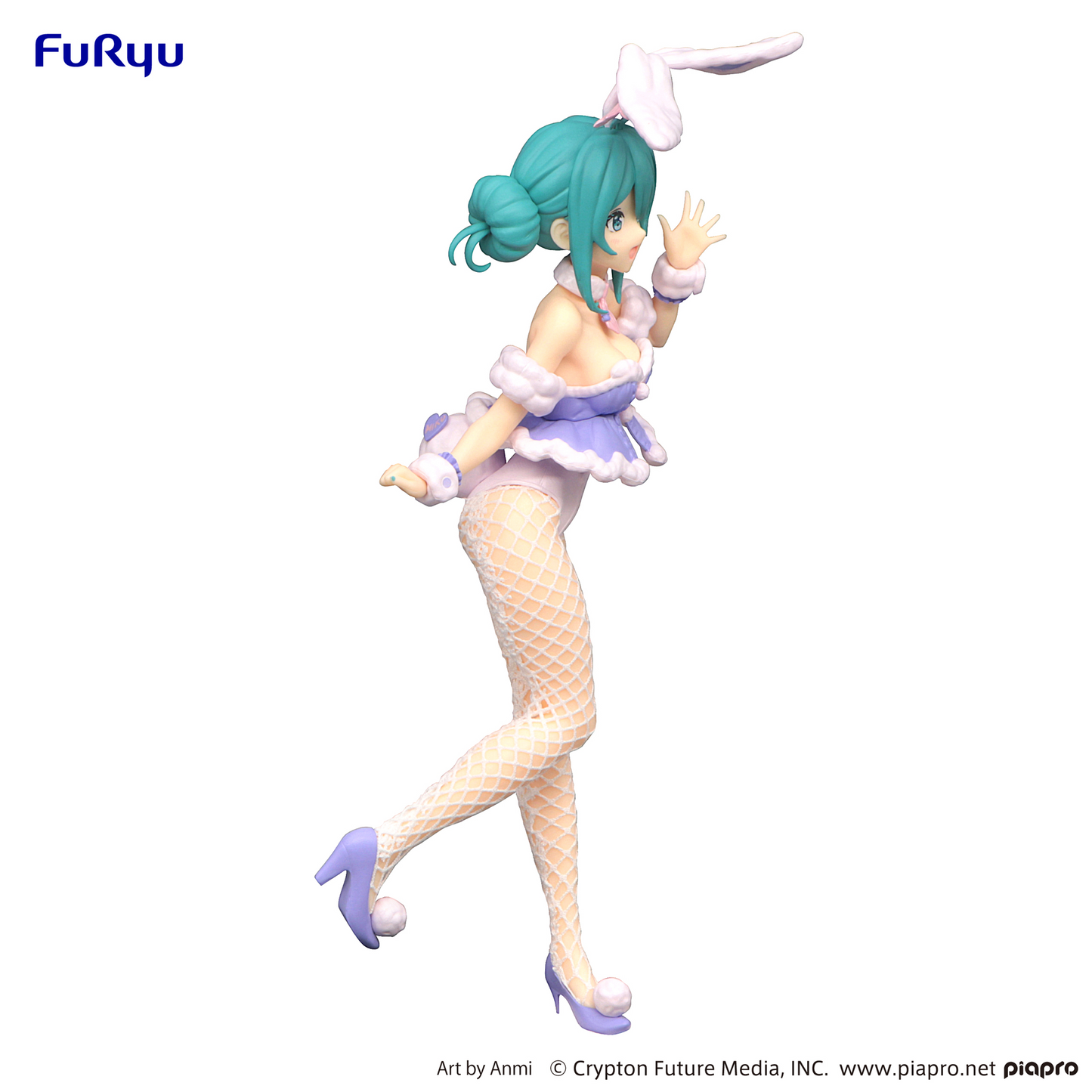 Vocaloid: Miku Bicute Bunnies -White Rabbit Purple Colour Ver.- Prize Figure