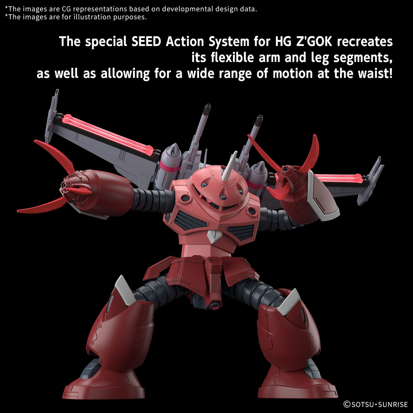 Gundam: Z'Gok (Seed Freedom ver.) HG Model