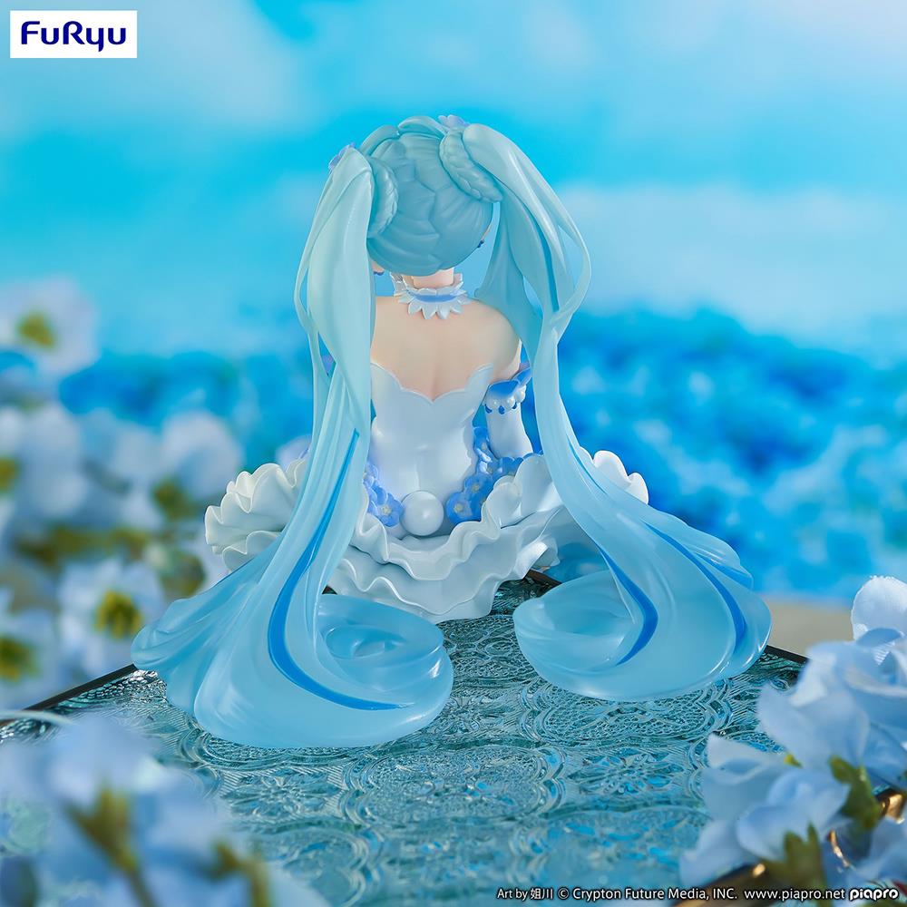 Vocaloid: Miku Flower Fairy Nemophila Noodle Stopper Prize Figure