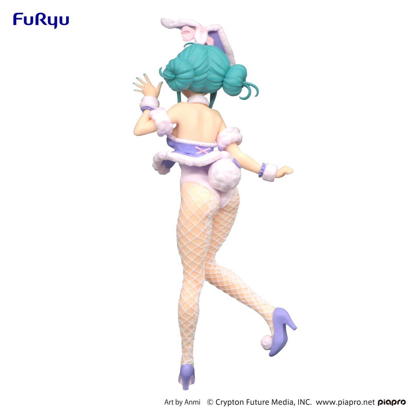 Vocaloid: Miku Bicute Bunnies -White Rabbit Purple Colour Ver.- Prize Figure