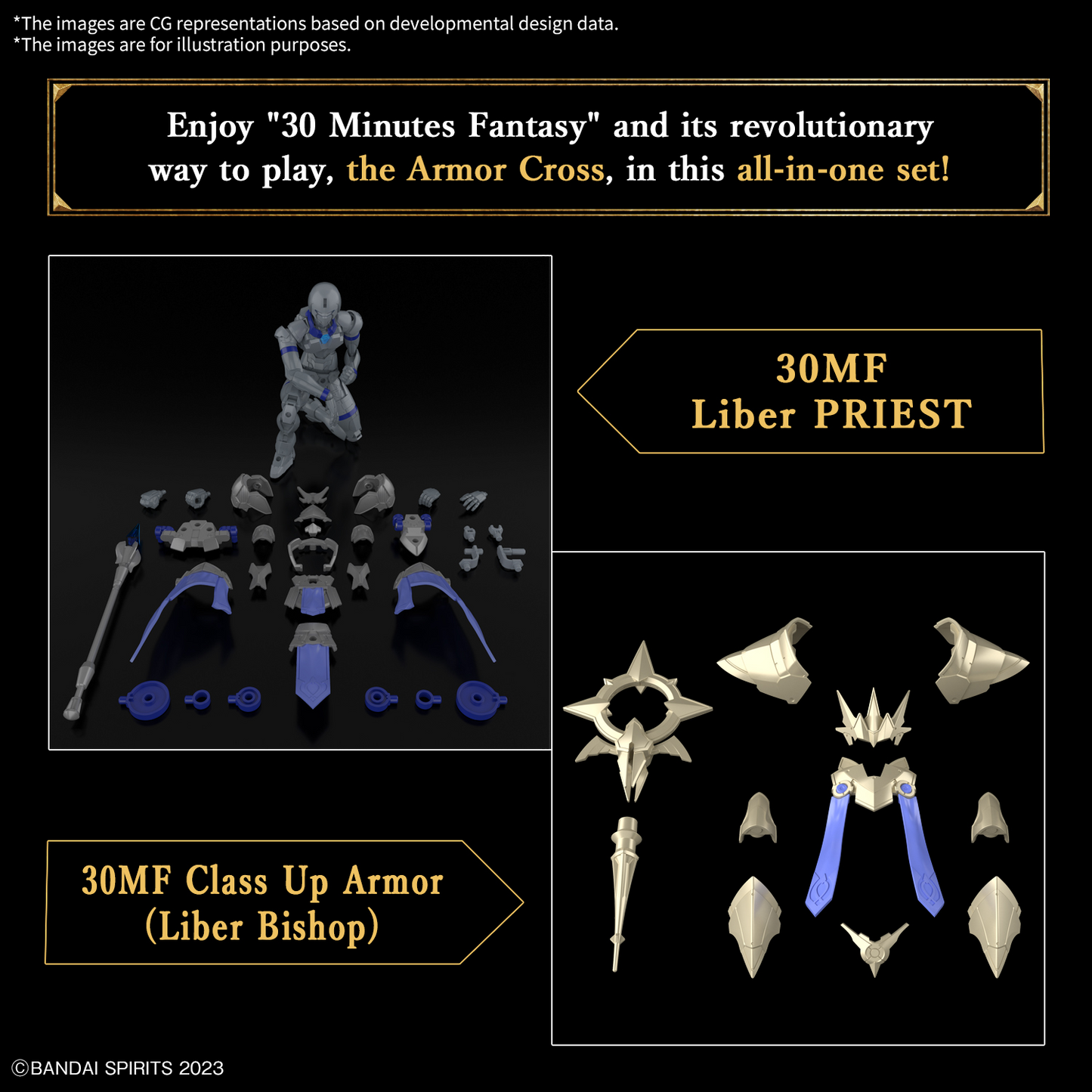 30 Minutes Fantasy: Class Up Liber Bishop Model Option Pack
