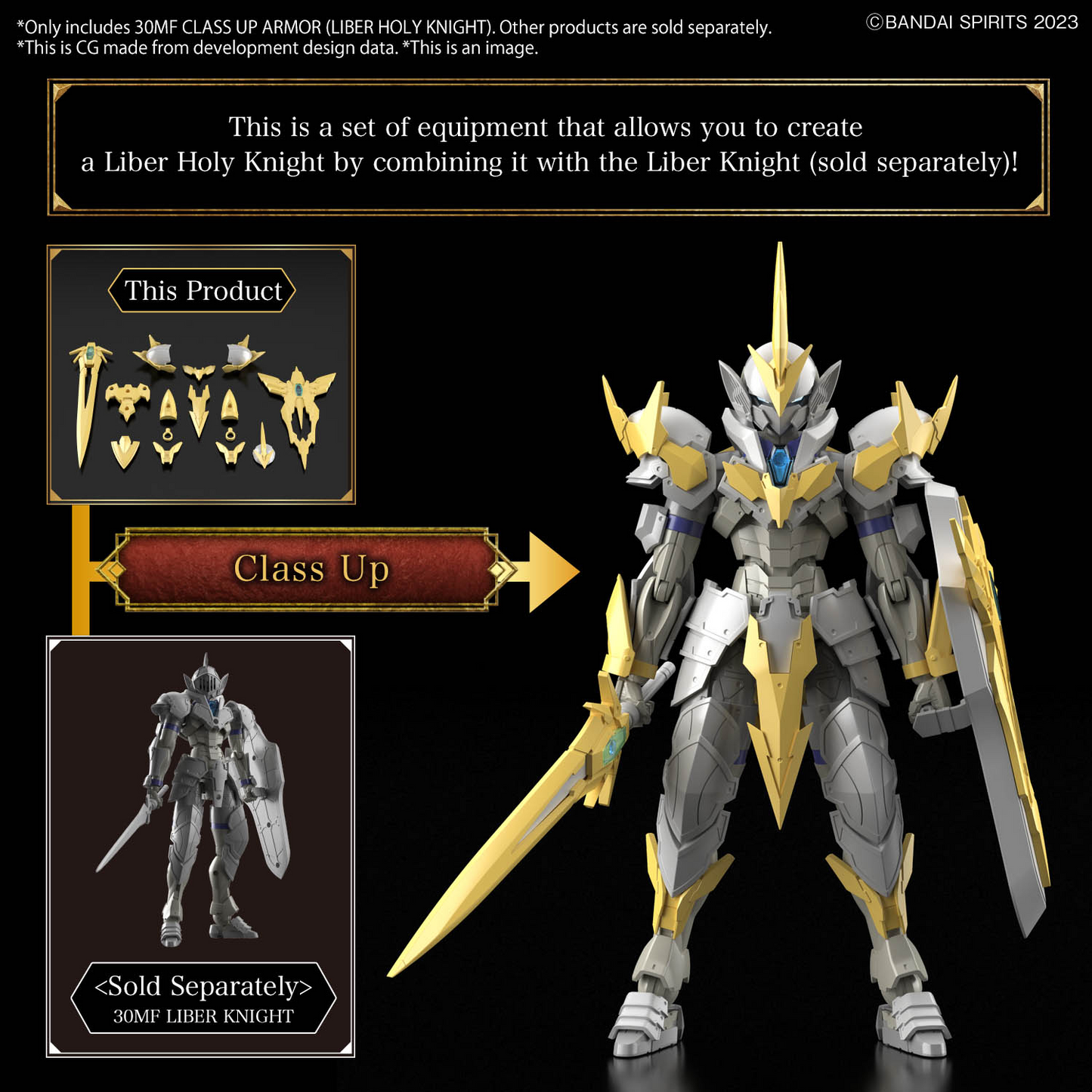 30 Minutes Fantasy: Class Up Liber Holy Knight Model Option Pack