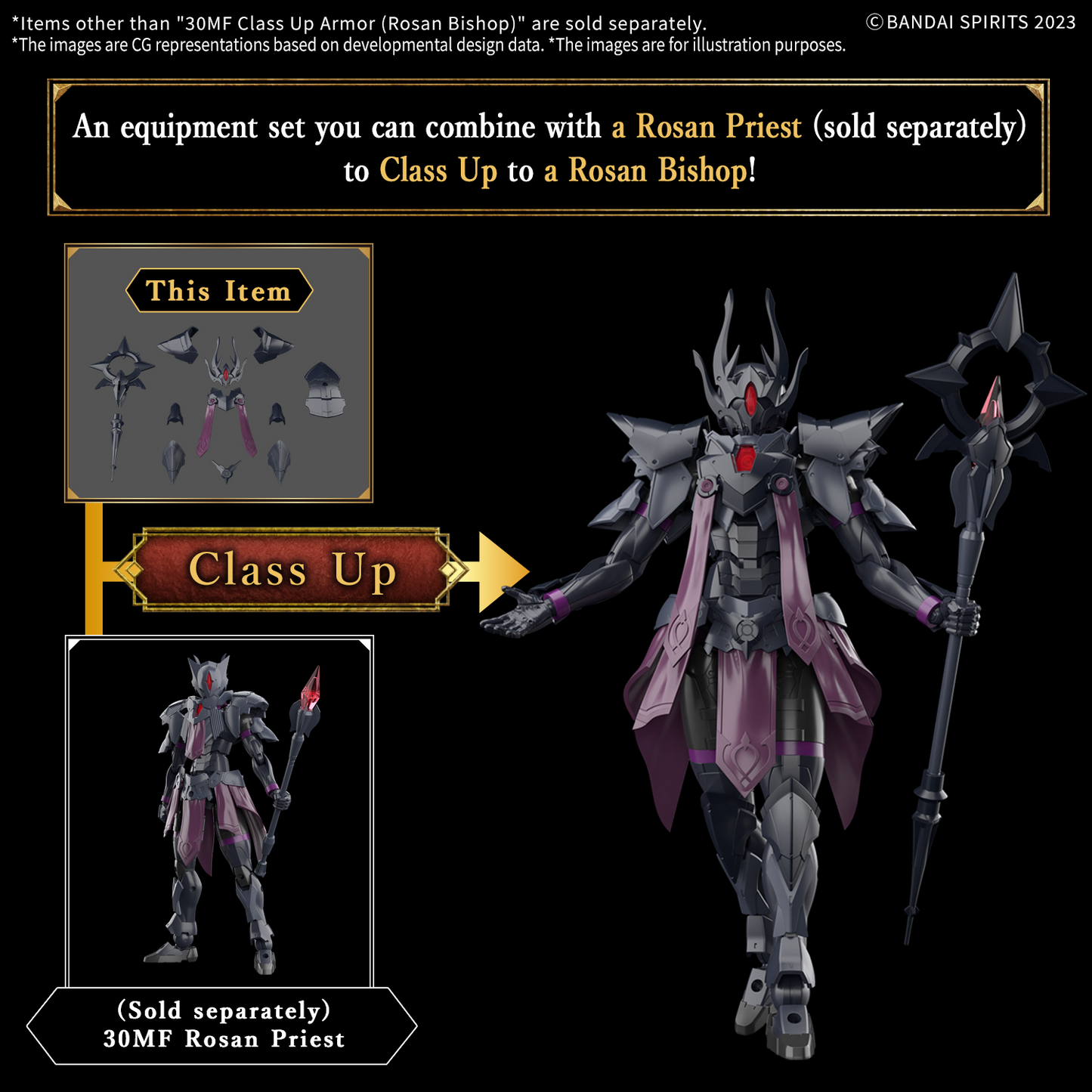 30 Minutes Fantasy: Class Up Rosan Bishop Model Option Pack