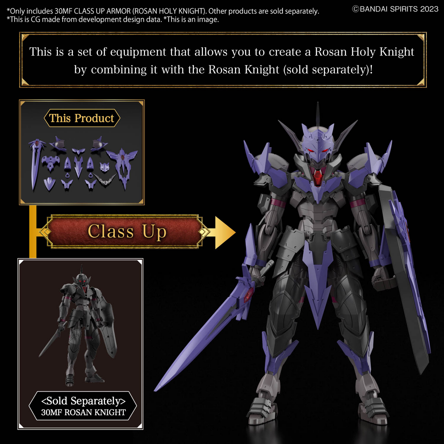 30 Minutes Fantasy: Class Up Rosan Holy Knight Model Option Pack