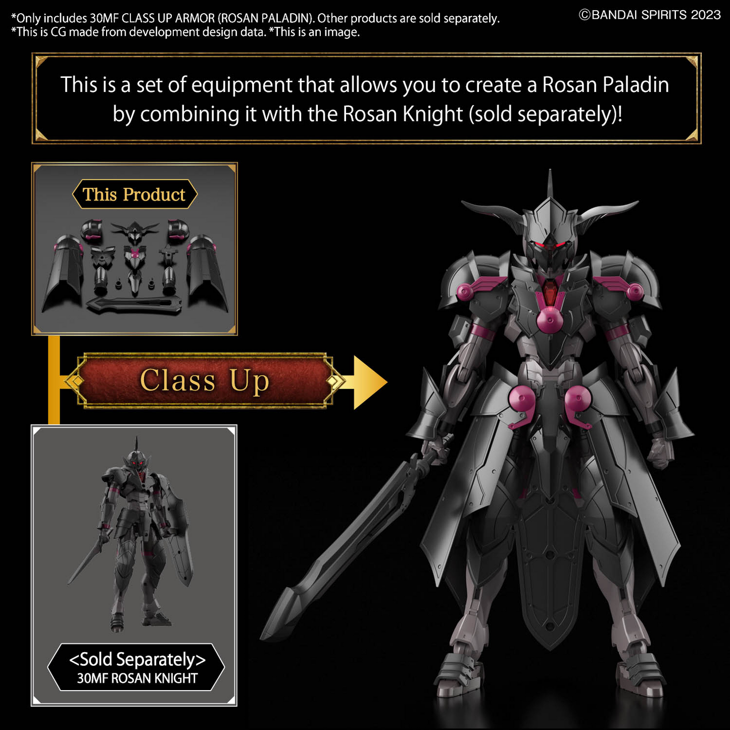 30 Minutes Fantasy: Class Up Rosan Paladin Model Option Pack