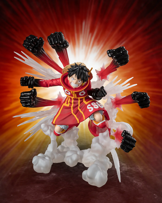 One Piece: Luffy Gum-Gum-Hawk-Gatling Figuarts Zero Figure