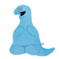Gal & Dino: Dino Pillow