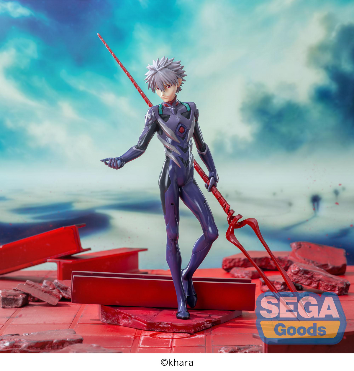 Evangelion: Kaworu Nagisa -Spear of Longinus- Luminasta Prize Figure