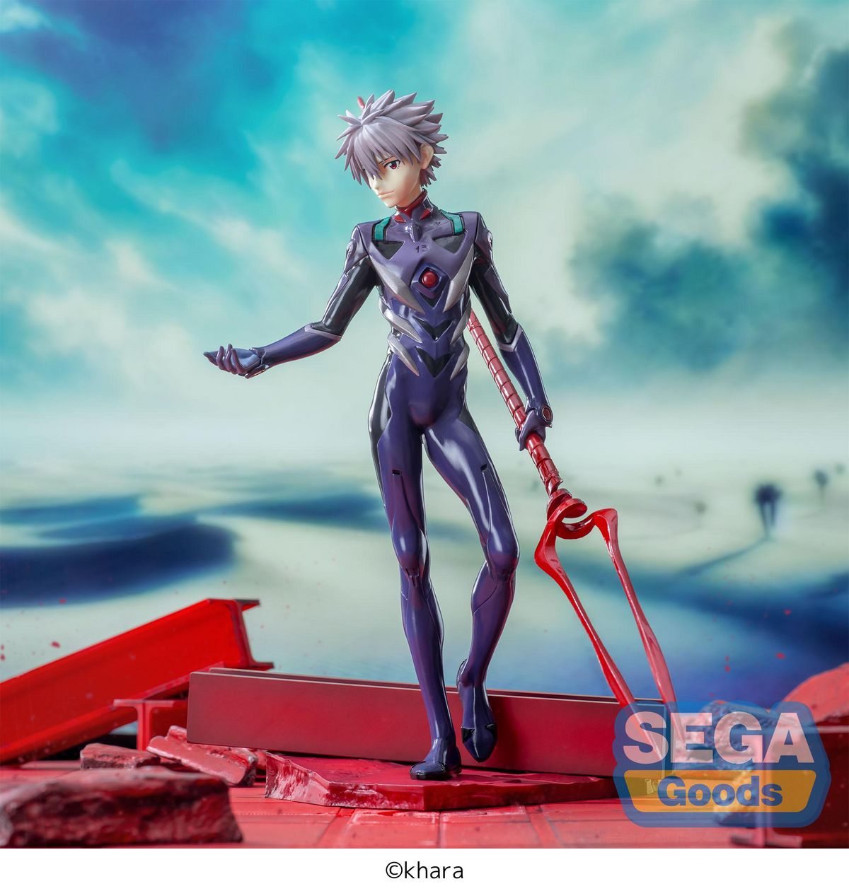 Evangelion: Kaworu Nagisa -Spear of Longinus- Luminasta Prize Figure