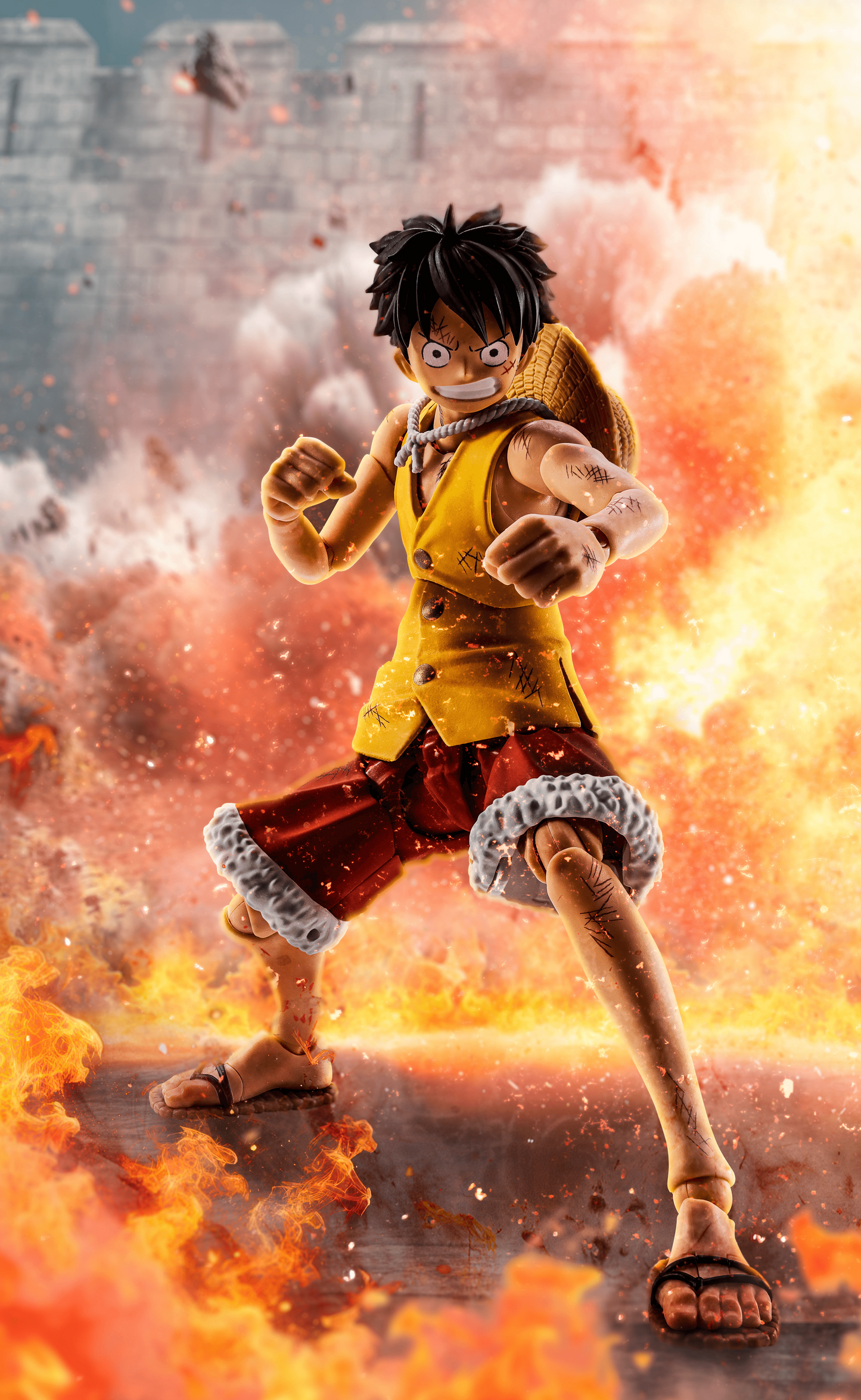 One Piece: Luffy -Marineford- S.H. Figuarts