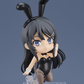 Rascal Does Not Dream of Bunny Girl Senpai: 2417 Mai Sakurajima Bunny Girl ver. Nendoroid