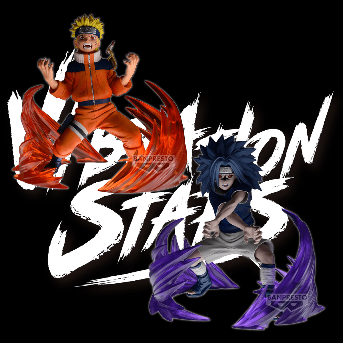 Naruto: -NARUTO 72 series- 26＆27 Sasuke Uchiha Vibration Stars Prize Figure