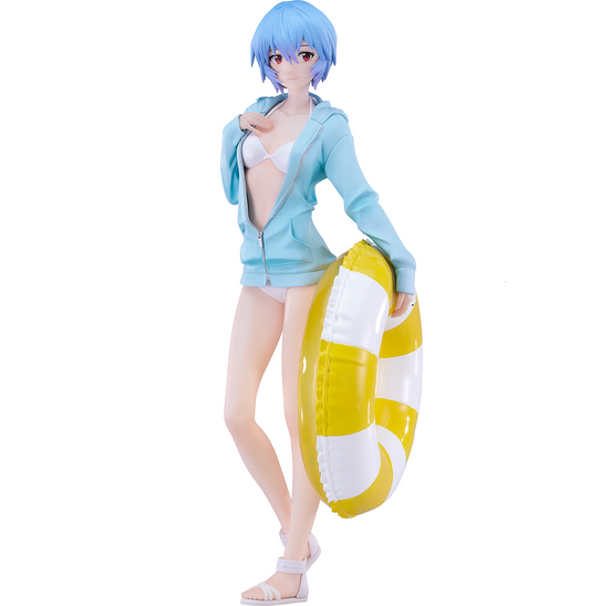 Evangelion: Rei Ayanami Beach Queens L Size POP UP PARADE Figure